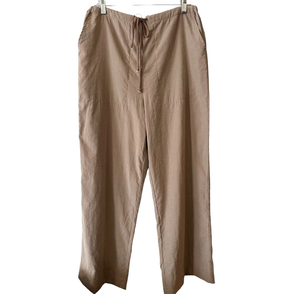 Sky To Moon Wide Leg Drawstring Waist Lightweight Flowy Pants